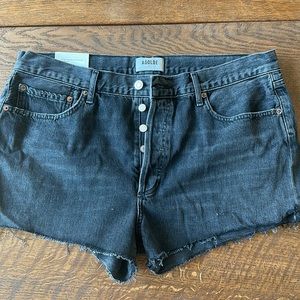 AGOLDE - 32 Parker Vintage Cut-off denim Short - Crash